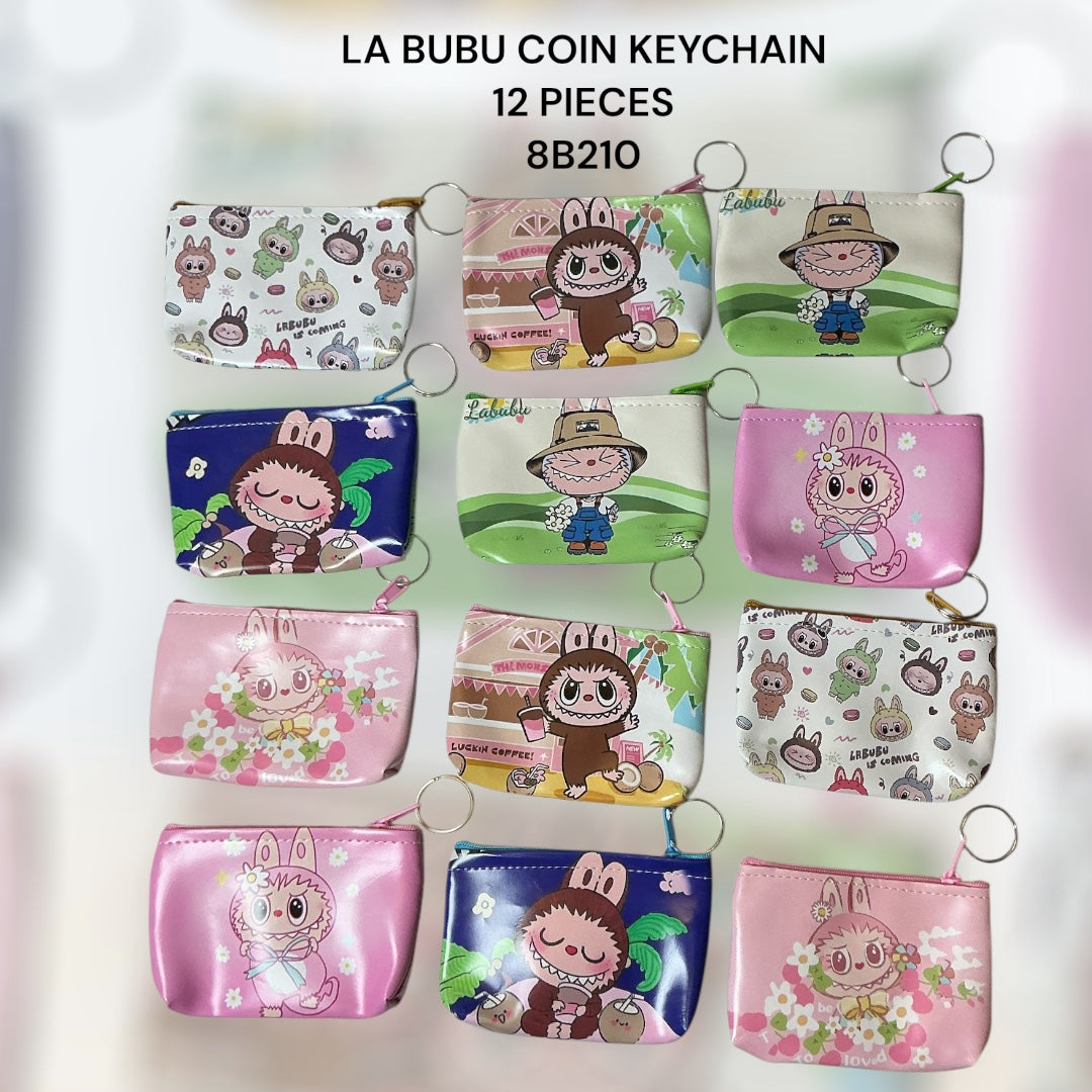 LA BUBU COIN KEYCHAIN