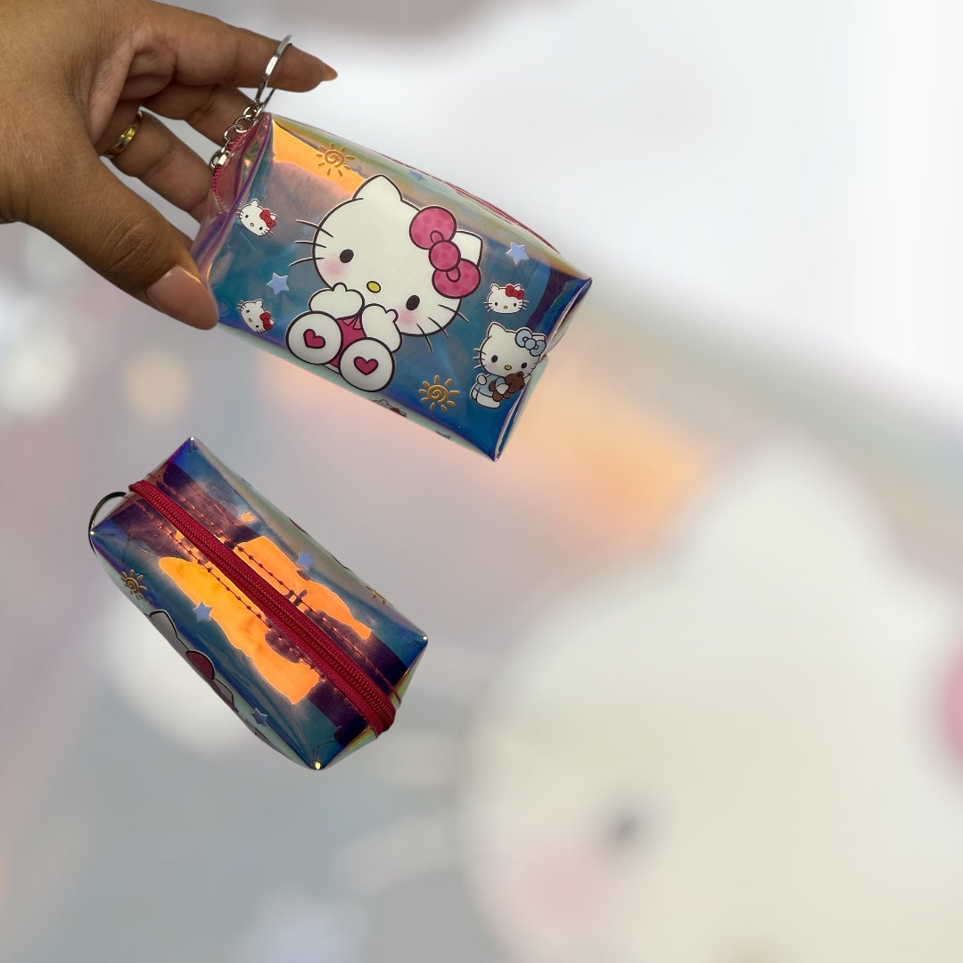 IRIDESCENT KEYCHAIN PUOCH