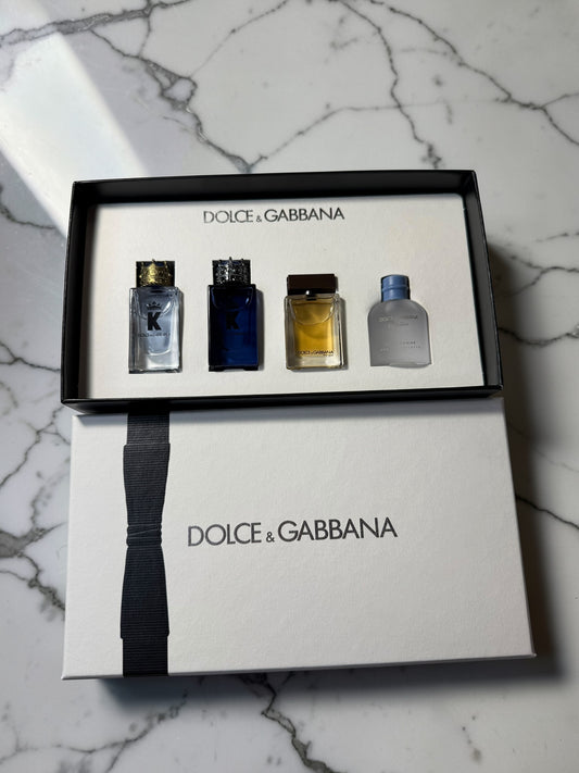 Dolce and Gabbana gift set miniature