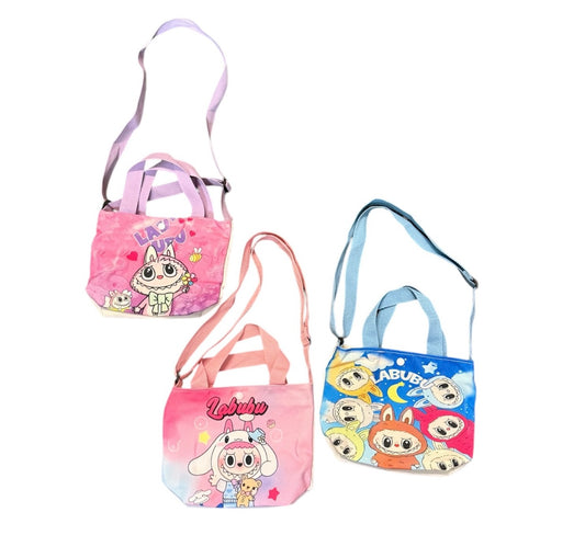 12 fabric kids handbags