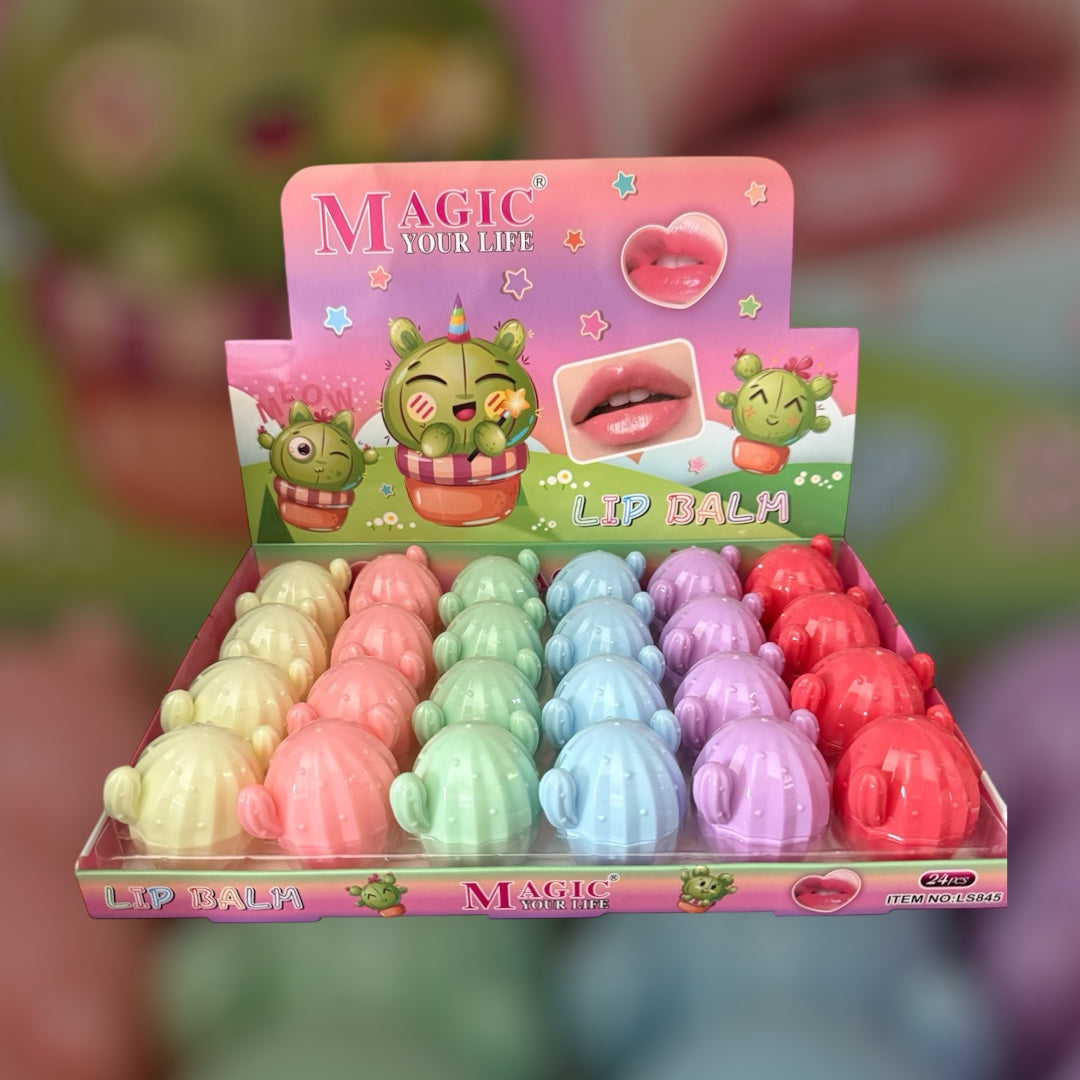 Lip balm cactus