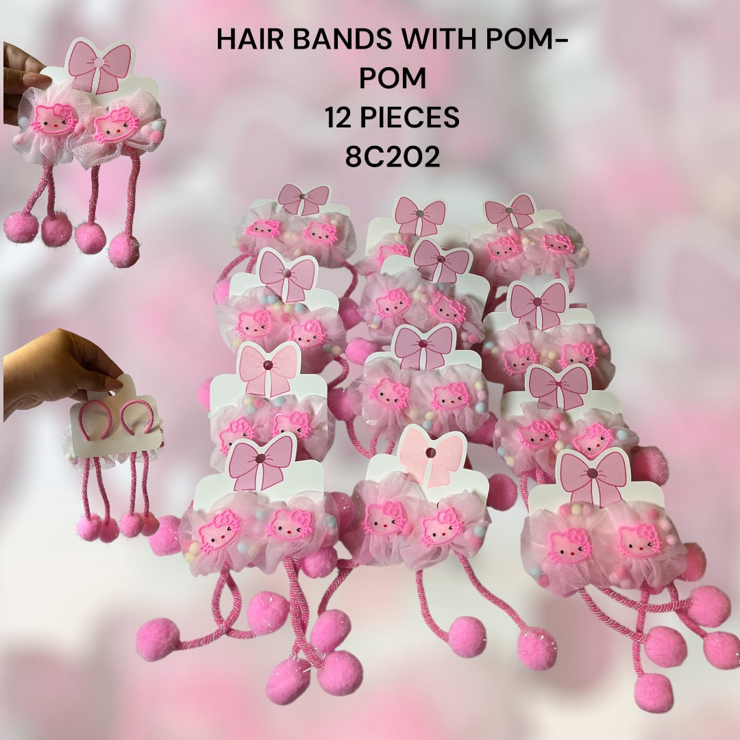 HAIR BAND WITH POMPOM