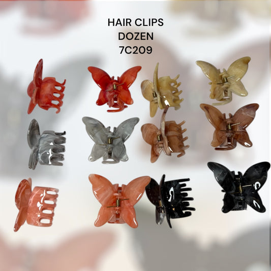 BUTTERFLY HAIR CLIPS