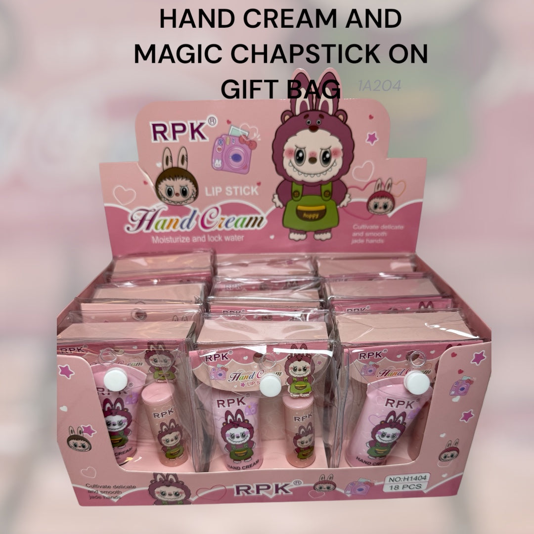 HAND CREAM AND CHAPSTICK