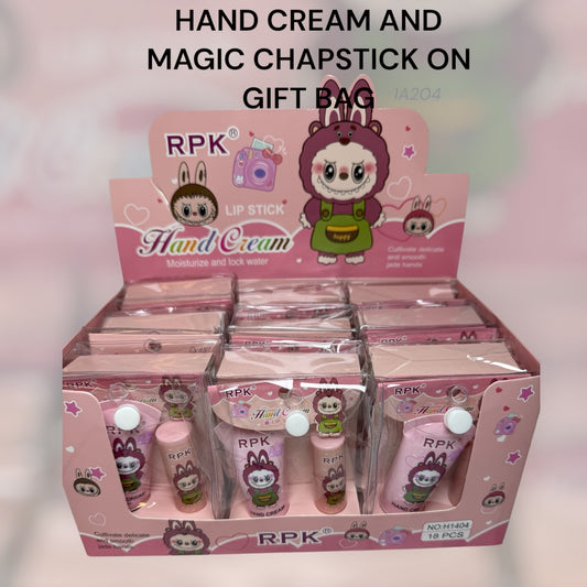 HAND CREAM AND CHAPSTICK