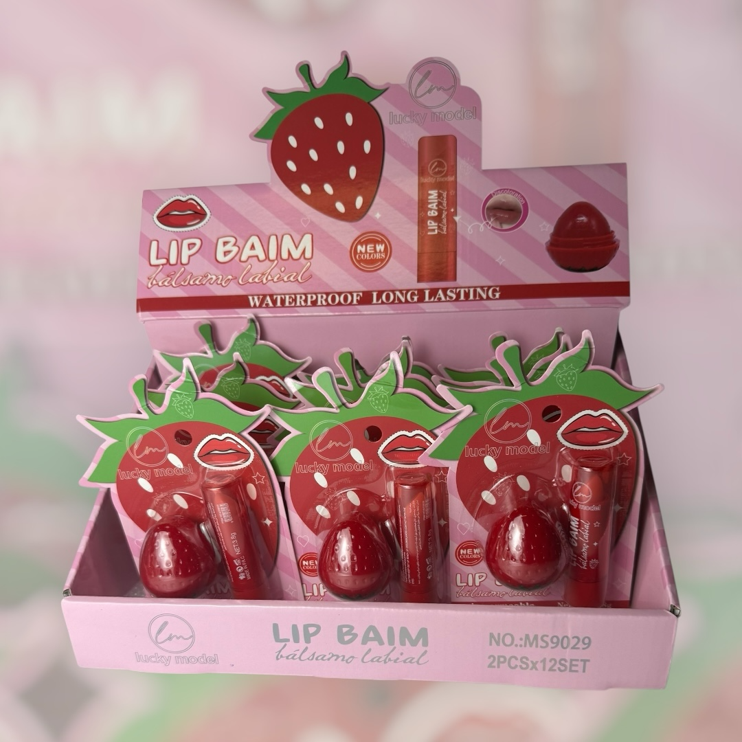 STRAWBERRY LIP BALM DOUBLE