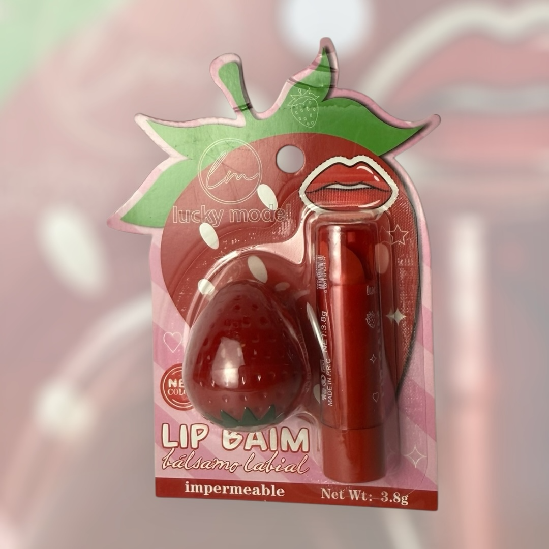 STRAWBERRY LIP BALM DOUBLE